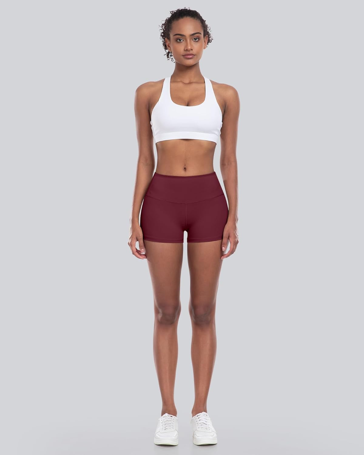 Workout Booty Spandex Shorts for Women, High Waist Soft Yoga Bike Shorts
